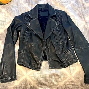 Allsaints size 4 leather jacket